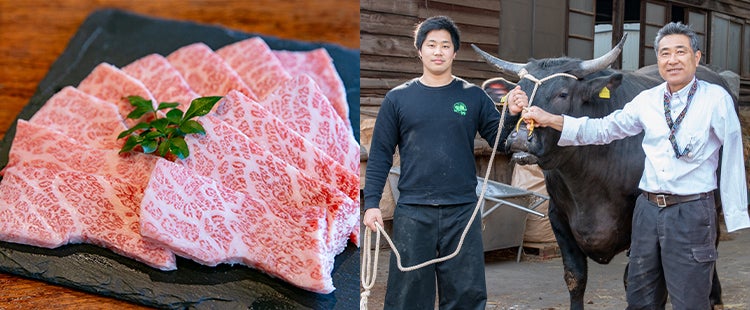 梅酒の漬け梅が育む、陶酔の美味。プロを酔わせる、とろける肉質。
              「大阪ウメビーフ」