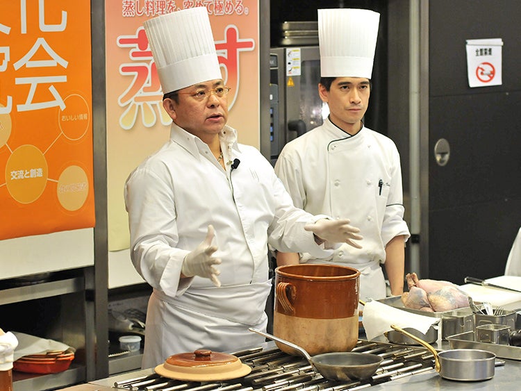「蒸す」Program 2：料理デモンストレーション [フランス料理]