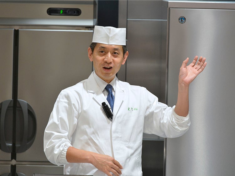 「料理と温度の関係 Part2」Program 2：温度をテーマにした料理実演＋試食 [日本料理]