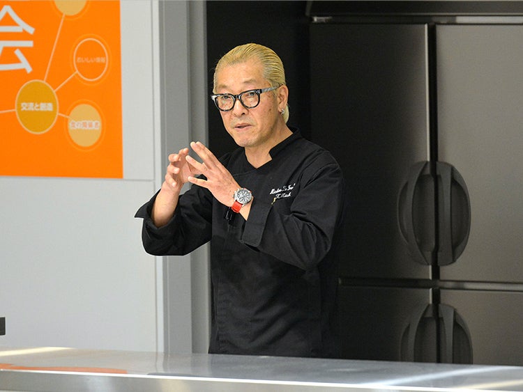 「料理と温度の関係 Part2」Program 2：温度をテーマにした料理実演＋試食 [フランス料理]