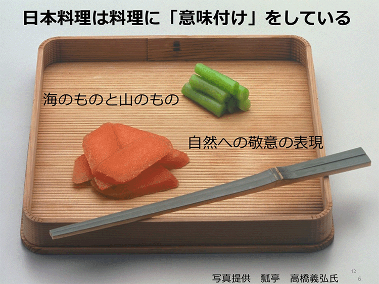 「つなぐ」～食が色々なモノ、コト、ヒトをつないでゆく～Program 2：プレゼンテーション解説 3/4